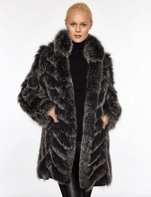 Load image into Gallery viewer, Fur Reversible Lightweight Coat