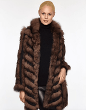 Load image into Gallery viewer, Fur Reversible Lightweight Coat