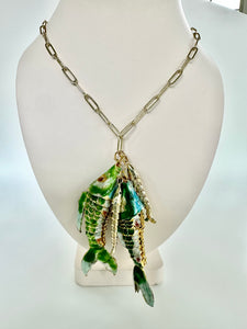 Enamel Fish Necklace