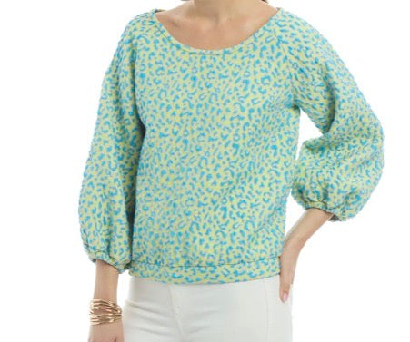 Lime Leopard Go Lightly Top