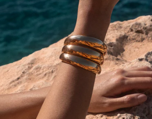 Triple gold cuff