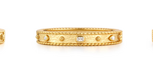 Load image into Gallery viewer, Capucine de Wulf Gem Hinged Bangle - Clear Cubic Zirconia
