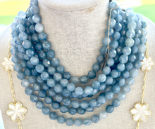 Load image into Gallery viewer, Multi Strand Ice Blue Necklace
