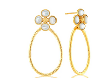 Load image into Gallery viewer, Capucine de Wulf Clover Teardrop Earrings

