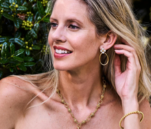 Load image into Gallery viewer, Capucine de Wulf Clover Teardrop Earrings
