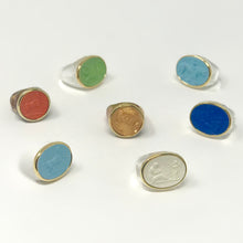 Load image into Gallery viewer, Italian Intaglio Resin Rings
