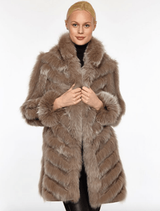Fur Reversible Lightweight Coat